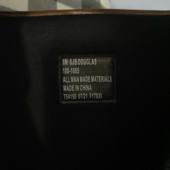 St. John’s Bay vegan leather knee high boots black and brown size 8M - Picture 3 of 5